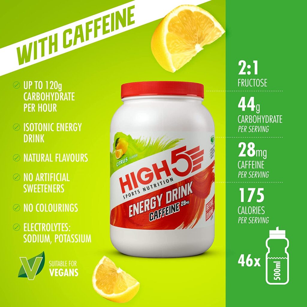 Energy Drink Caffeine 2.2kg 46 Serv